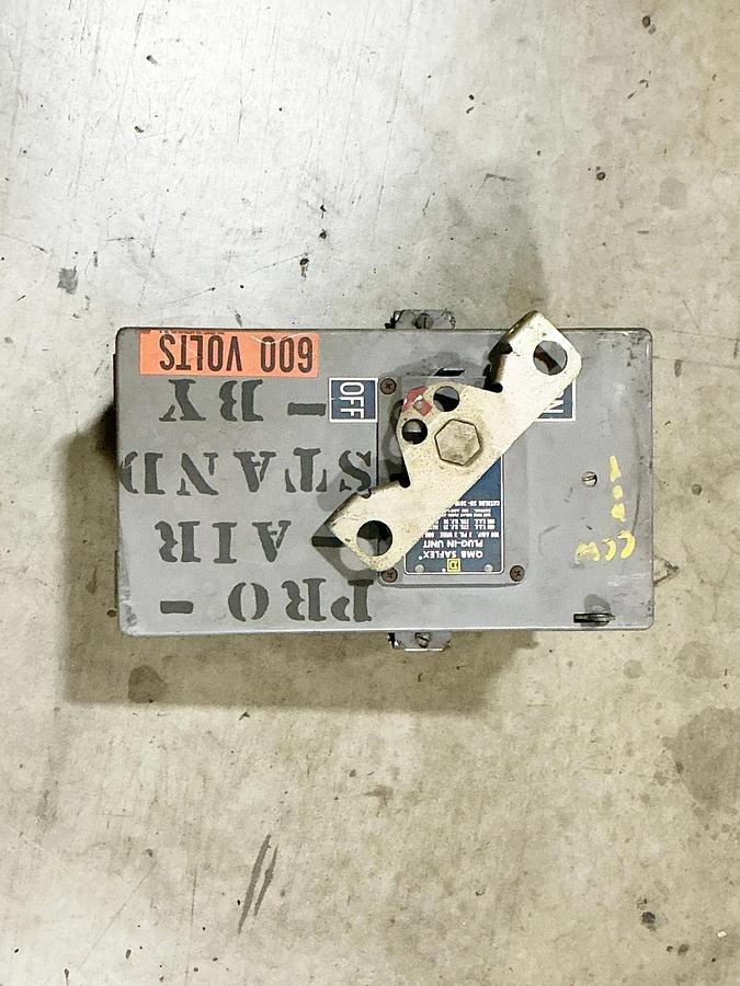Used Square D SD-3610 Fusible Style BUS Plug 100A 600V 3PH