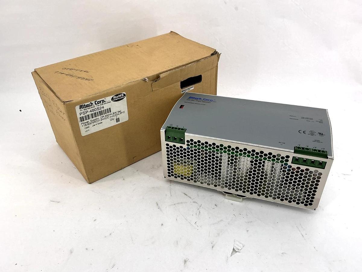 New Altech Corp PSP-480S24 Power Supply Switching Regulator 20A 24V 480W