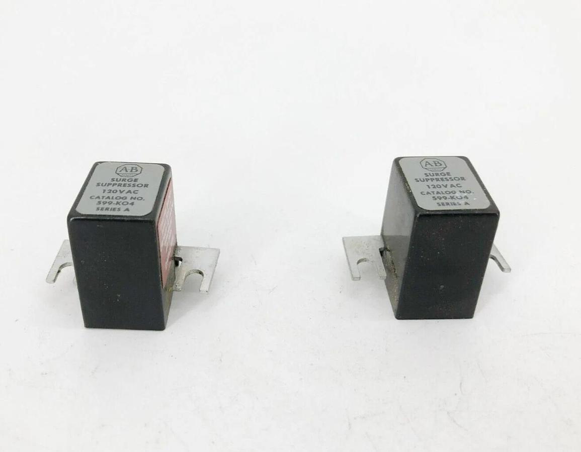 Lot of 2 New Allen Bradley 599-K04 Ser. A Surge Suppressors Size 0-5
