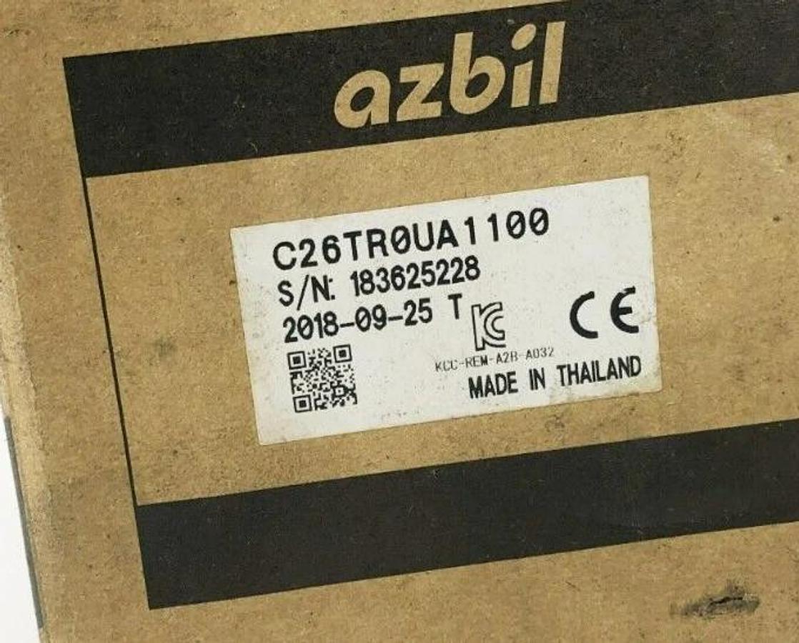 Used Azbil C26TR0UA11Y0 Digital PID Controller C26TR0UA1100 SDC26