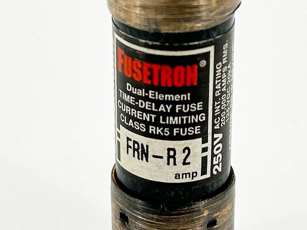 Lot of 5 Bussmann FRN-R-2 Dual Element Time Delay 2A 250V