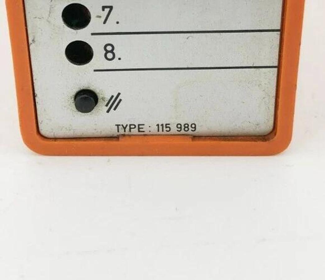 Used Tornos-Bechler 115-989 Timing Relay