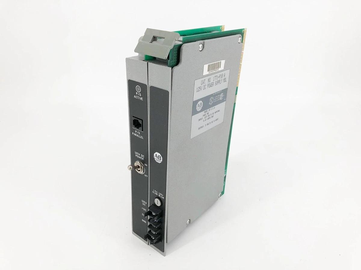 Used Allen Bradley 1771-P10 Ser. A Power Supply Module 125VDC