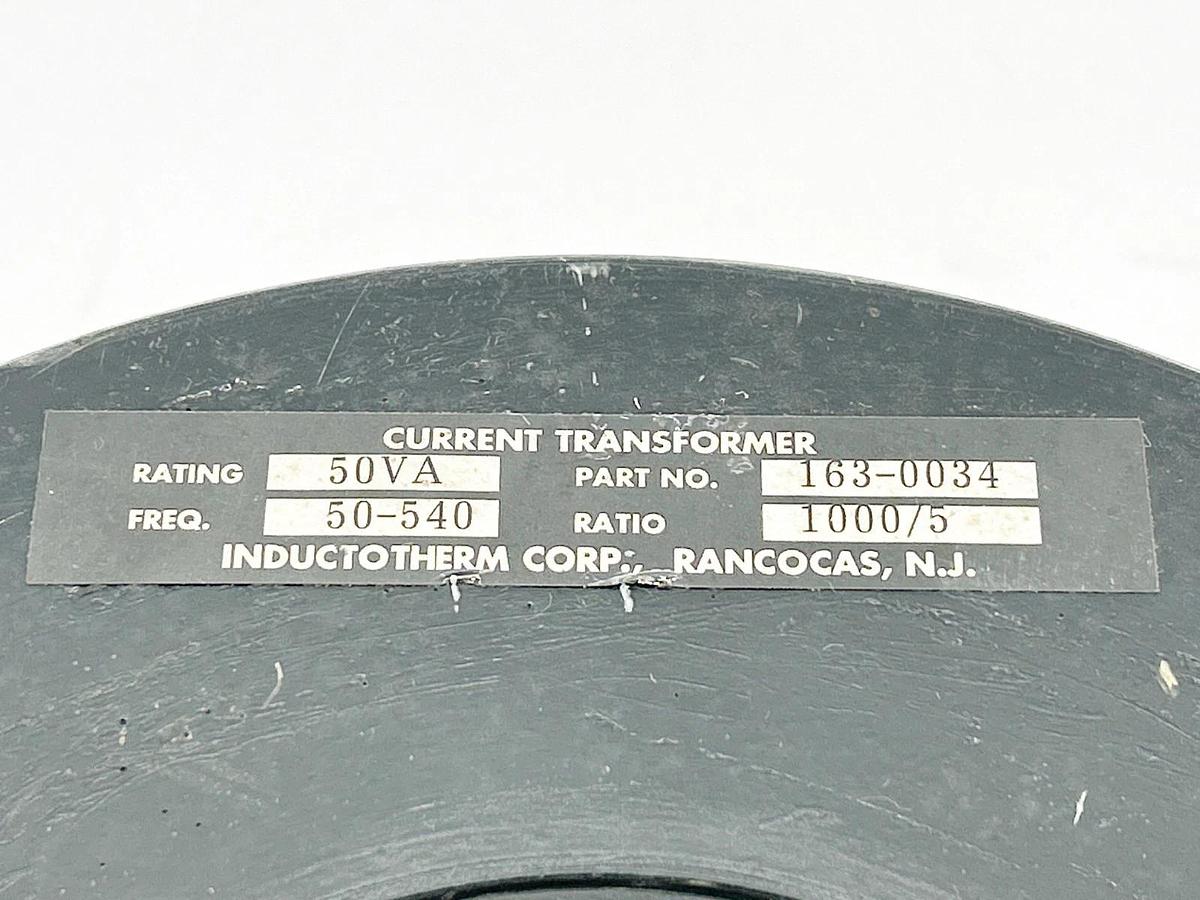 New Inductotherm Corp 163-0034 50VA Transformer Freq 1000/5 Ratio - No Box