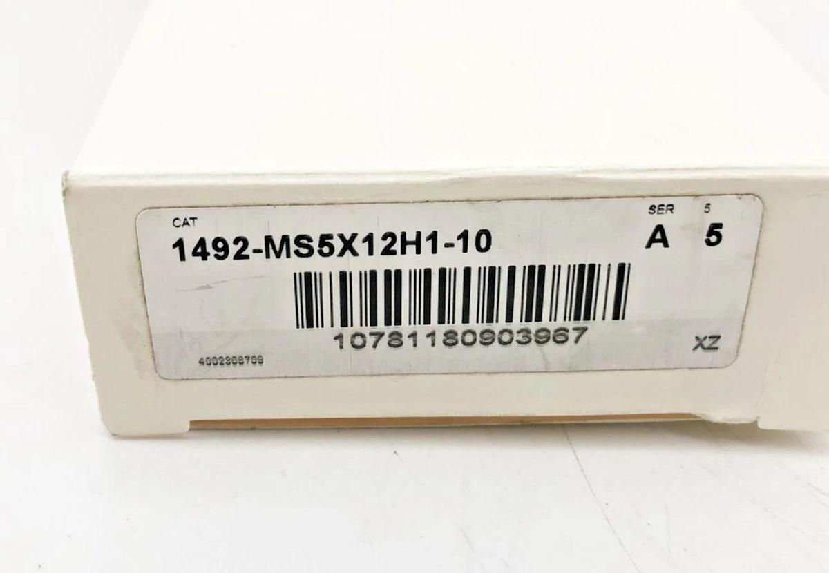 Box of 2 New Allen-Bradley 1492-MS5X12H1-10 Ser. A Horizontal Marker Cards