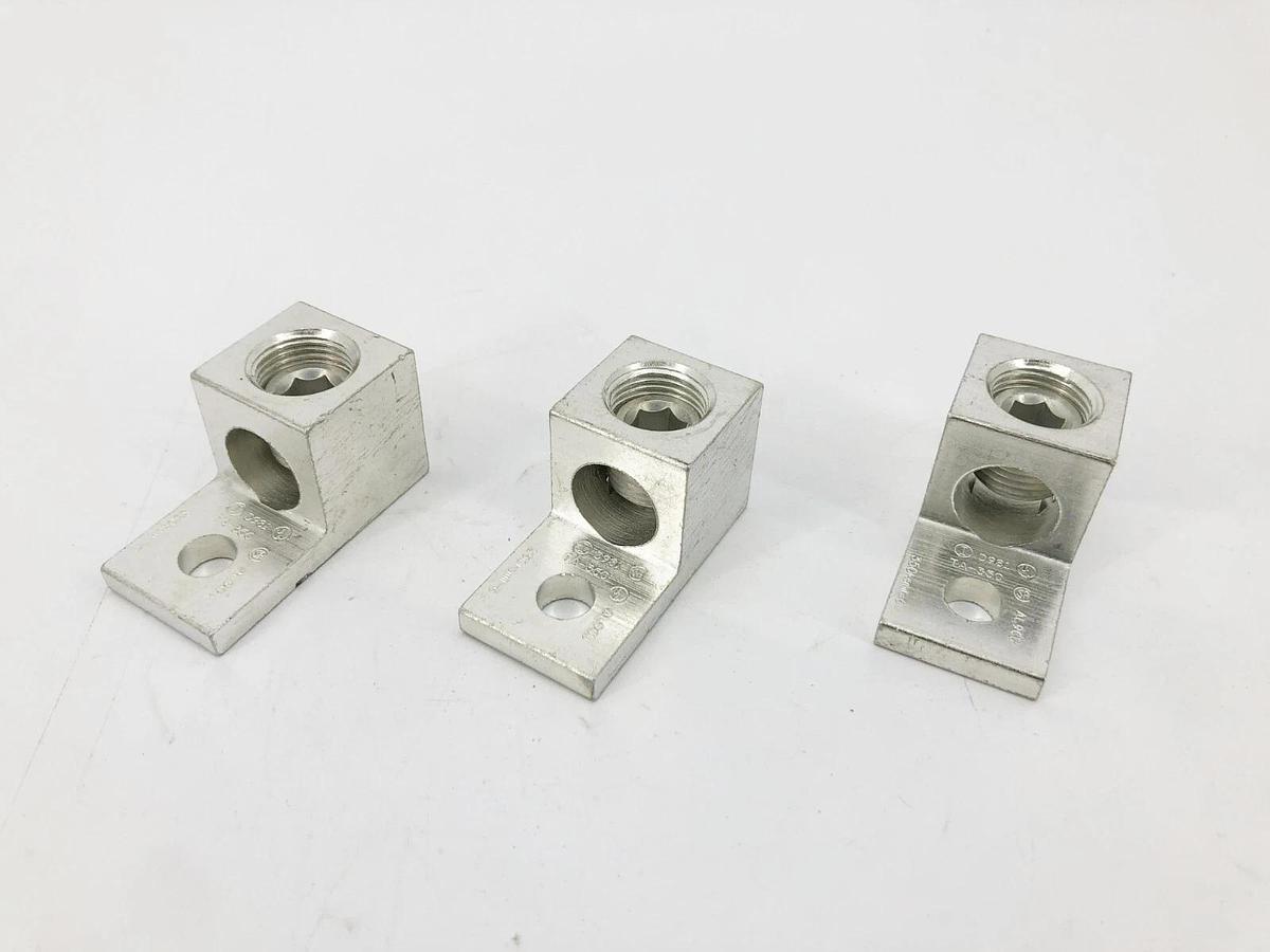Lot of 3 New Ilsco TA-350 Mechanical Lugs 350kcmil-6 AL9CU