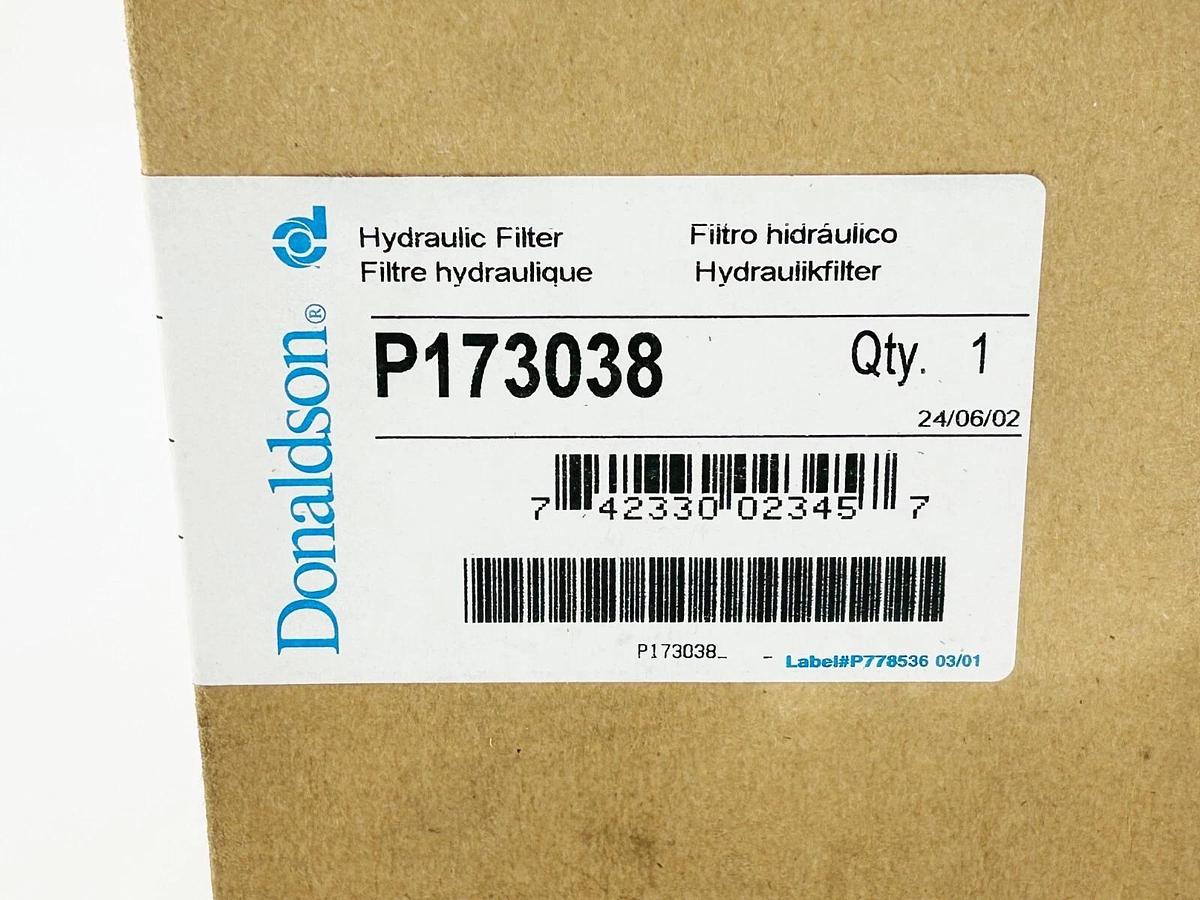 New Donaldson P173038 Hydraulic Filter Cartridge