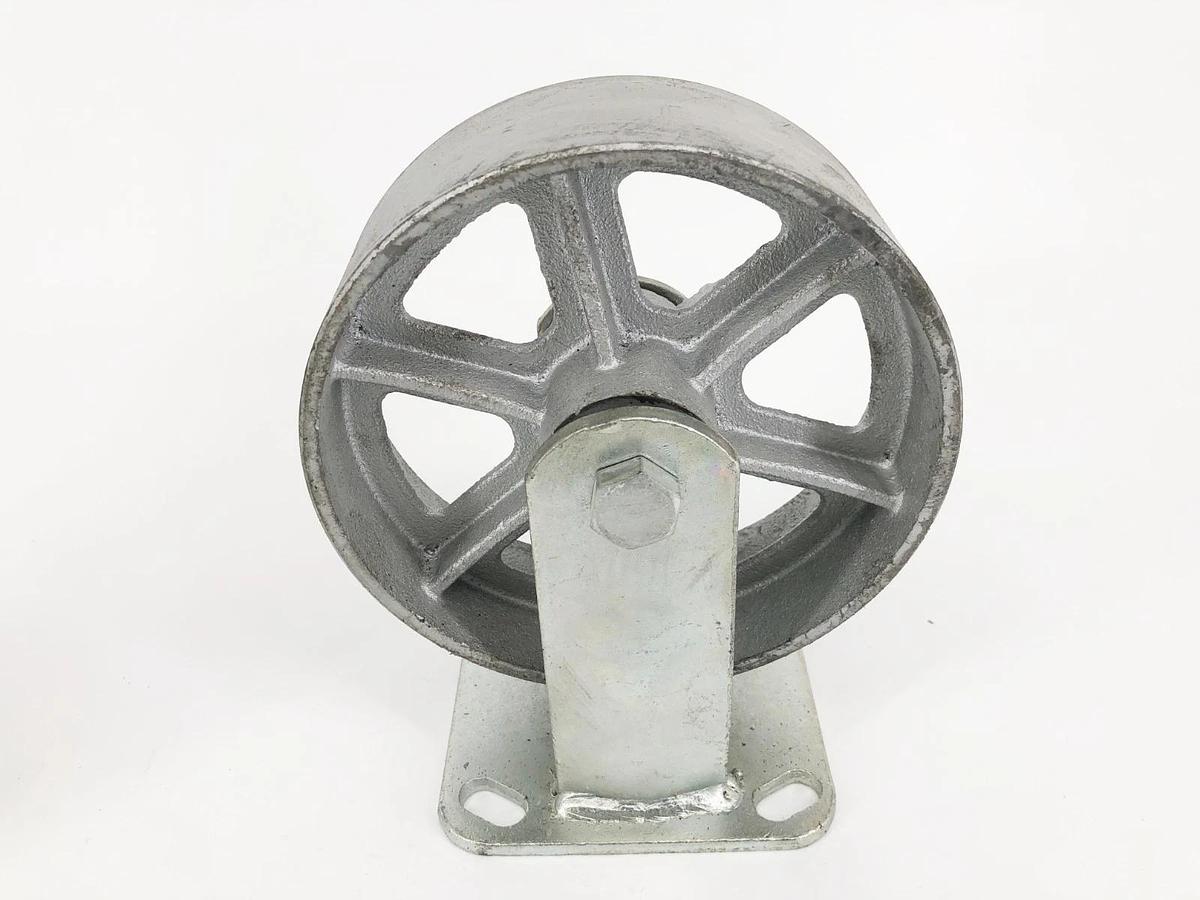 New ULINE H-2112 Set of 4 Casters for Dumping Hoppers 2 Swivel 2 Rigid