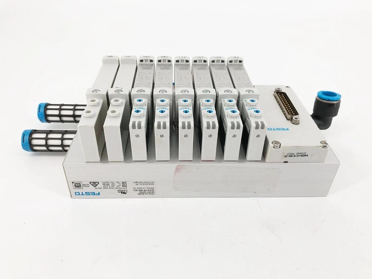 New Festo VTUG-14-MSDR-S8-B1T-25V20-Q12LA-UR-Q8S-6JLL Valve 595576 - No Box