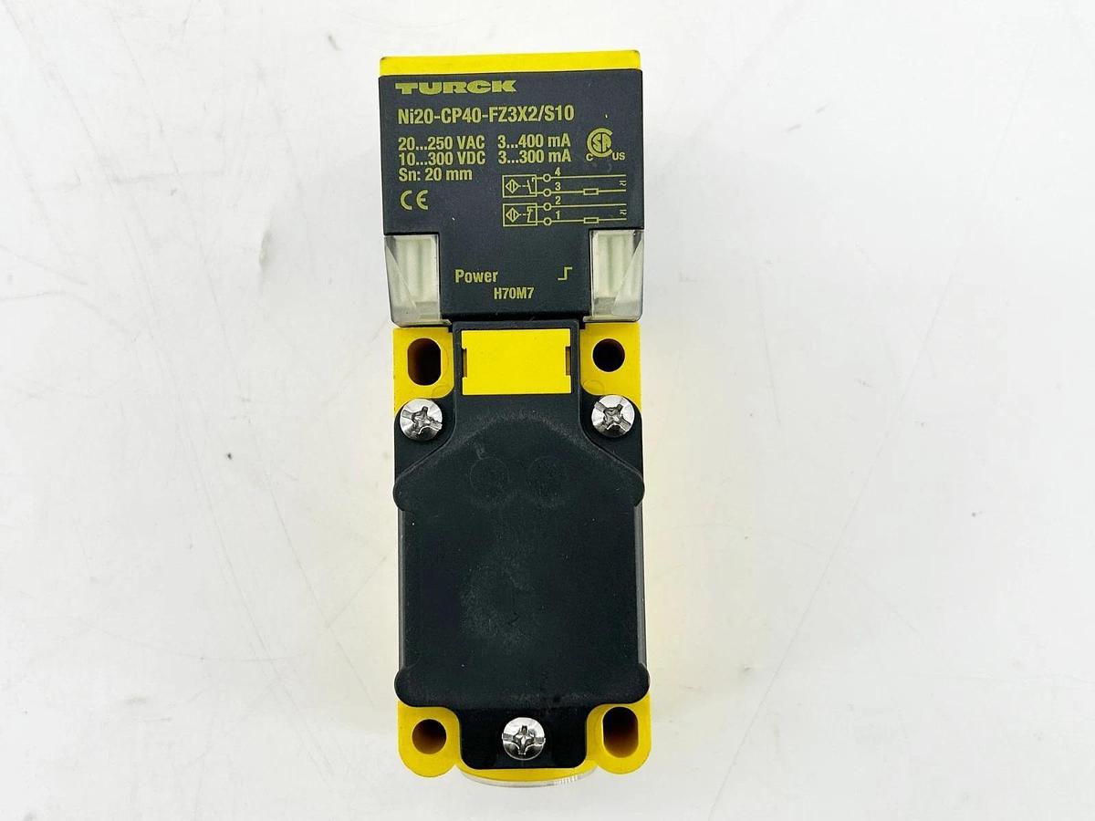 New Turck NI20-CP40-FZ3X2/S10 Sensor 20MM Range 40MM 300VDC - No Box