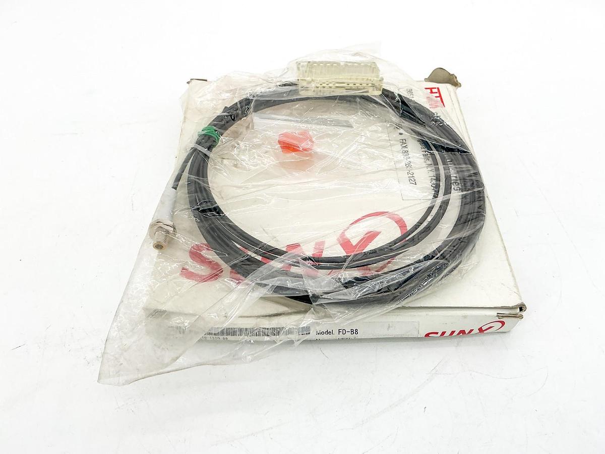 New SunX FD-B8 Photoelectric Fiber Optic Cable