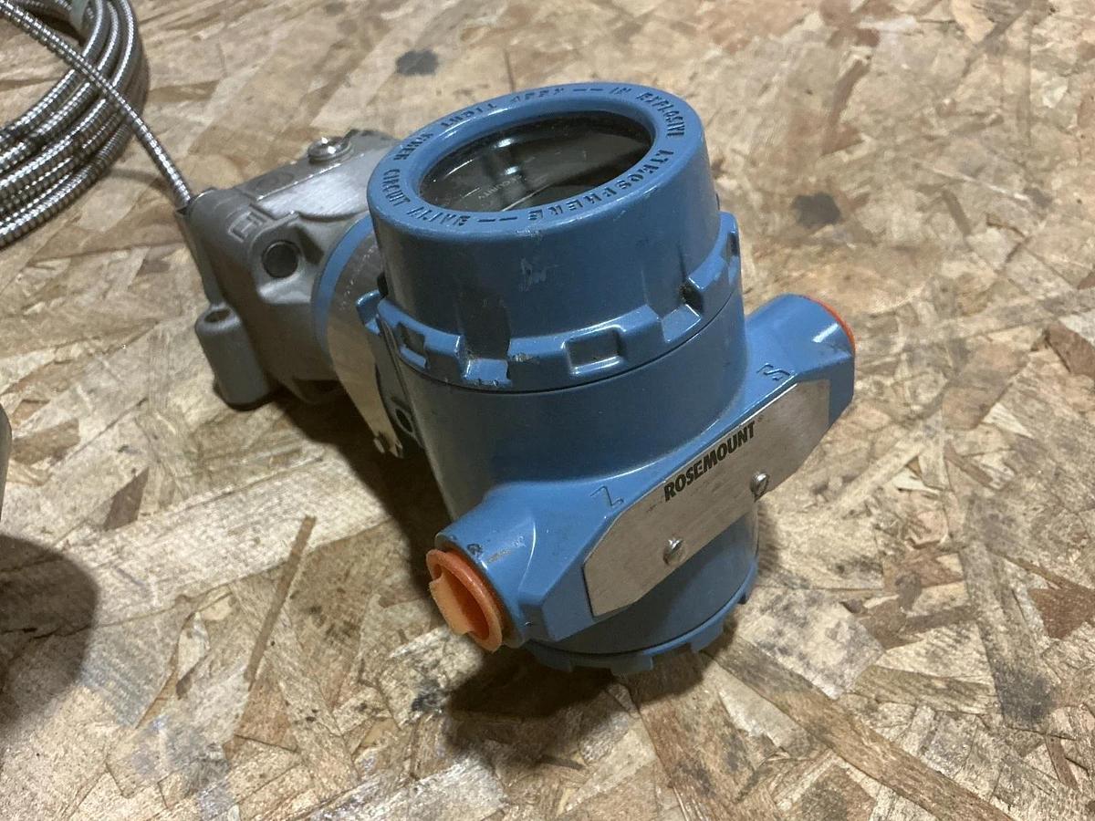 Used Rosemount 3051CG2A22A1AS1M5 Pressure Transmitter 9PSI 10.5-55VDC