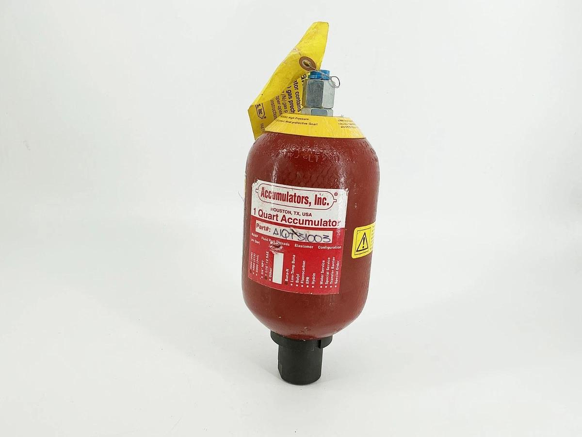 New Accumulator Inc. A1QT31003 Badder Accumulator 3000PSI 1-1/16" 12 SAE - No Bo