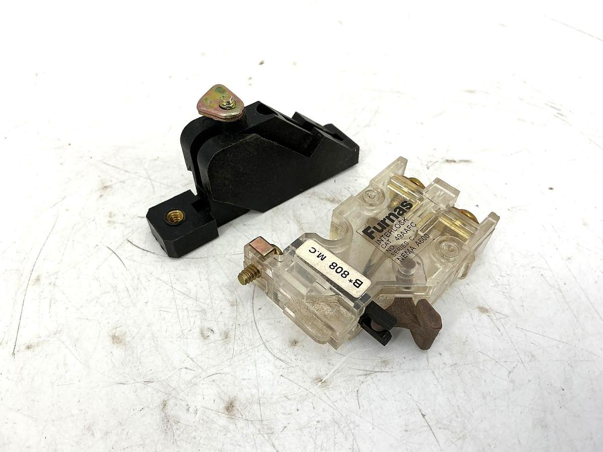 New Furnas 49AAFC Auxiliary Interlock Kit Type: NC Size: 00 Thru 3-1/2 - No Box