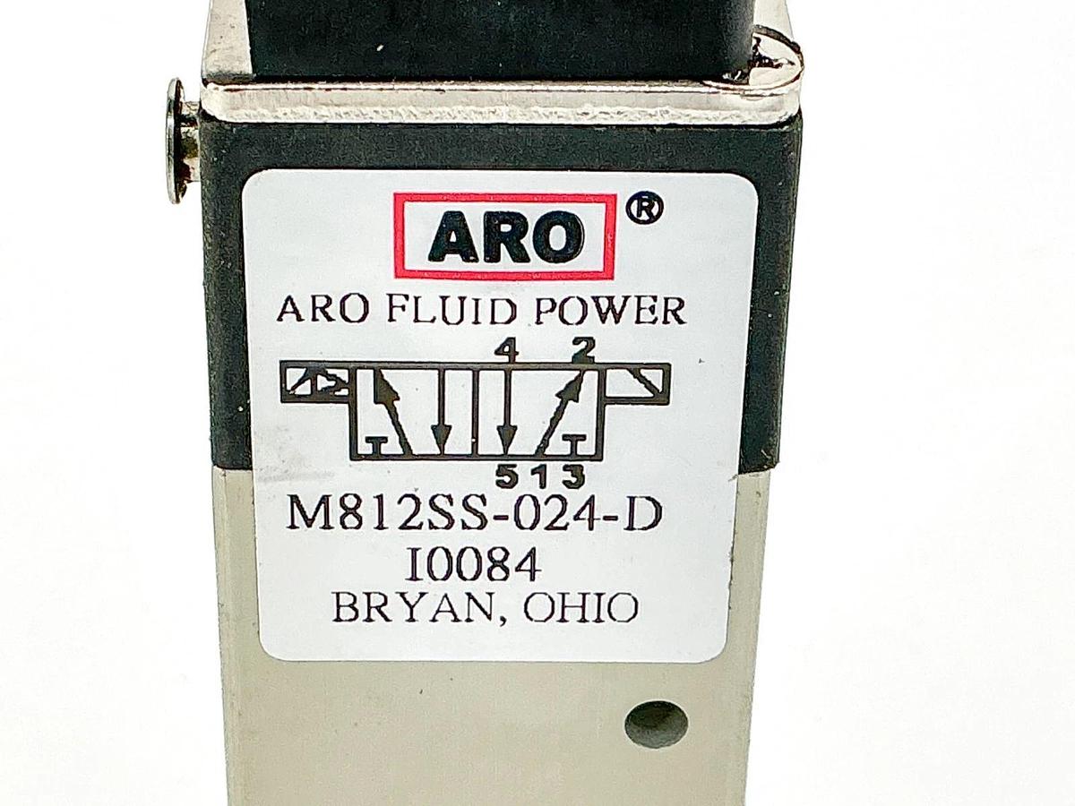 New ARO Fluid Power M812SS-024-D Solenoid Valve 24V 3W