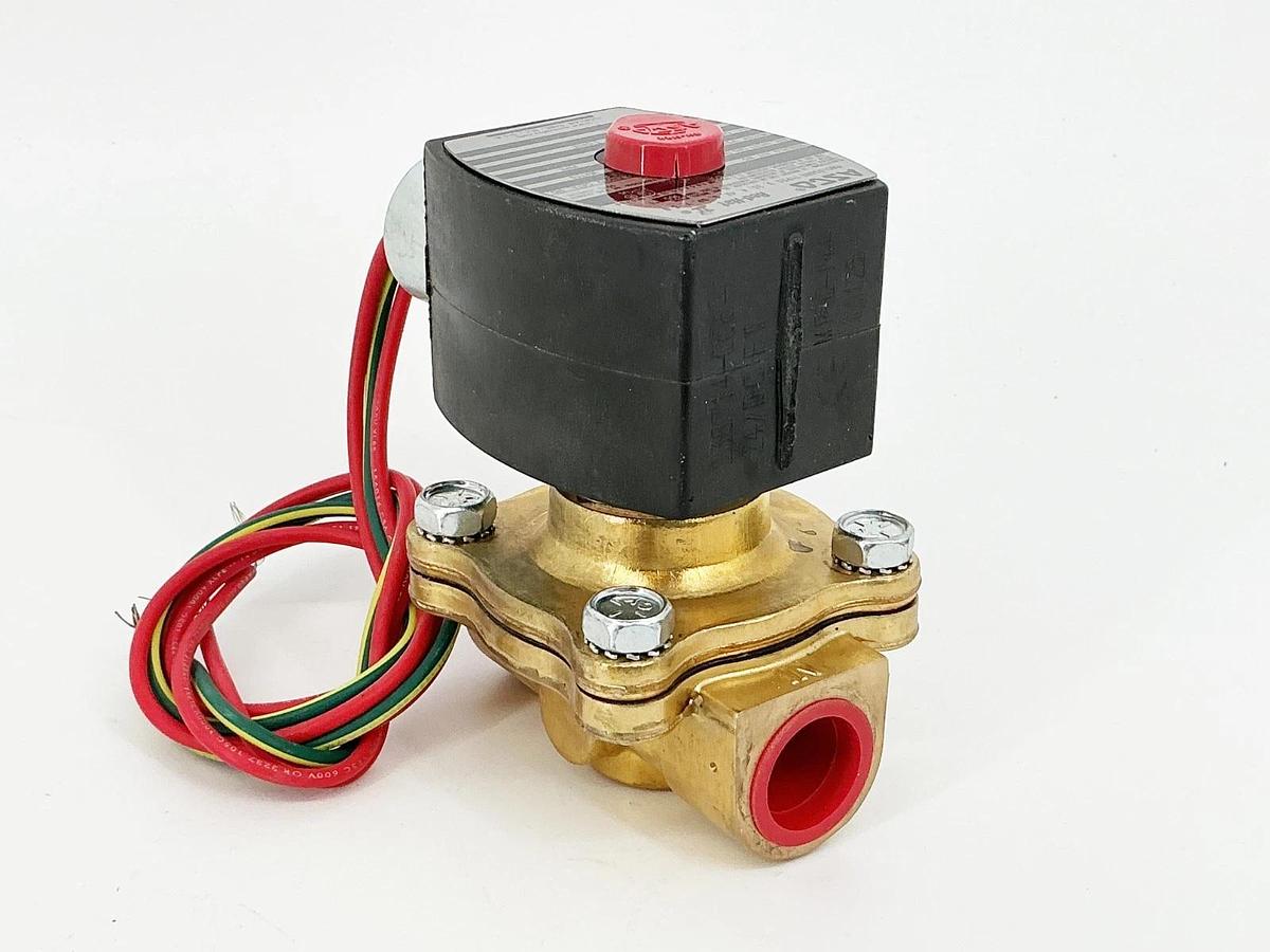 New Asco EF8210G094 24VDC Solenoid Valve 40PSI 1/2" Pipe 11.6W - No Box