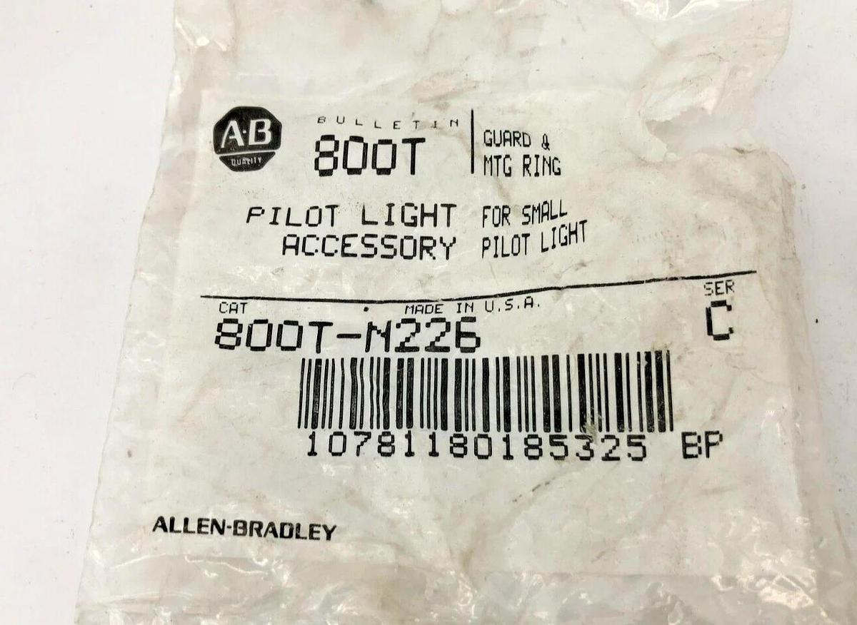 New Allen Bradley 800T-N226 Ser. C Pilot Light Accesory