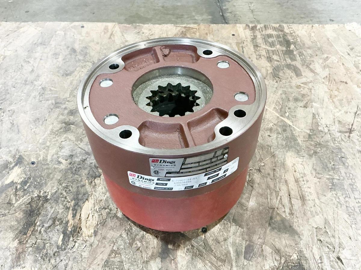 New Dings Dynamics 6-72027-54-U3 Spring Set Brake 460V 3PH 60Hz 27LB Torque 80A