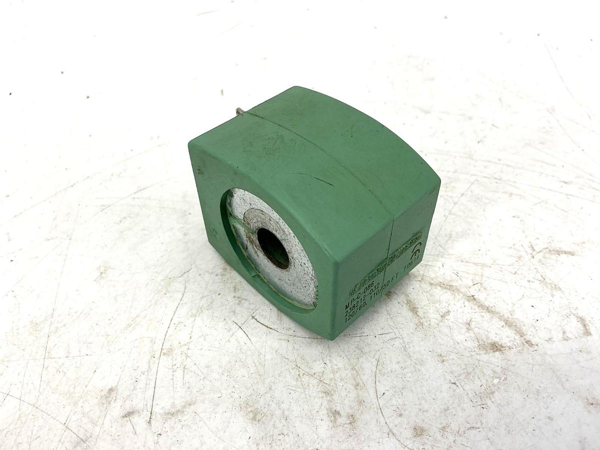 Used ASCO 238212-032 Valve Coil Plug-In 2-Pin 110/120VAC 50/60HZ MP-C-086