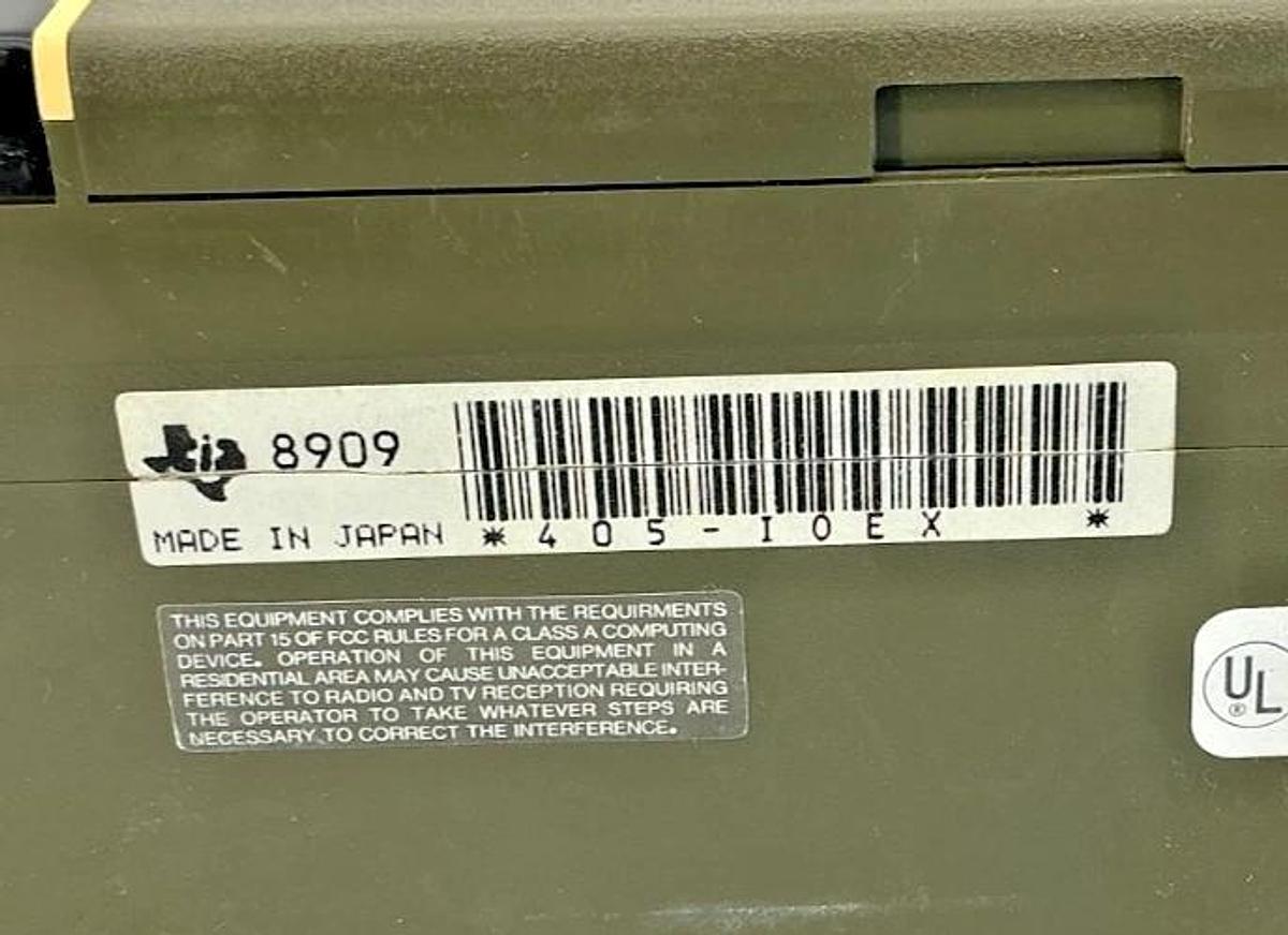 Used Texas Instruments 405-IOEX Input/Output Expansion Module 110/220VAC 405IOEX