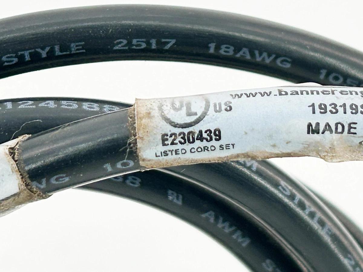 Used Banner Engineering MBCC-306 Cordset Single Ended 45132