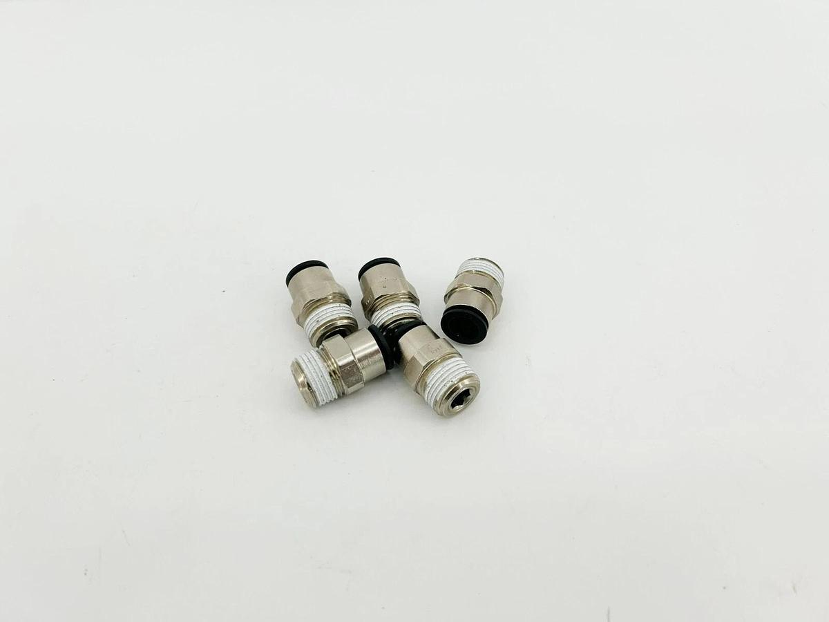 Lot of 5 New Lawson 86754 Male Connectors, 3/8" x 3/8", 290PSI