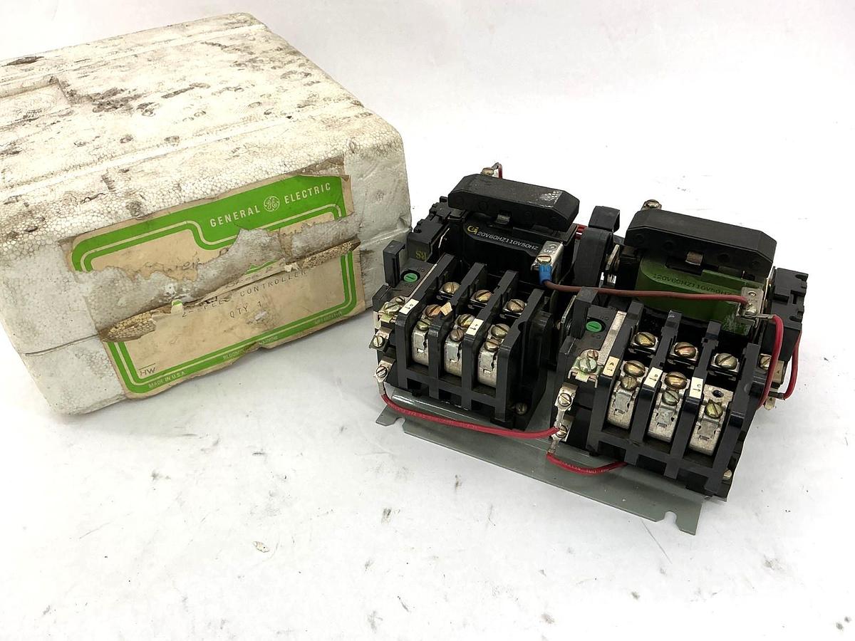 Used General Electric CR209C002AKA Magnetic 2-Speed Controller 110/120V 50/60HZ CR209
