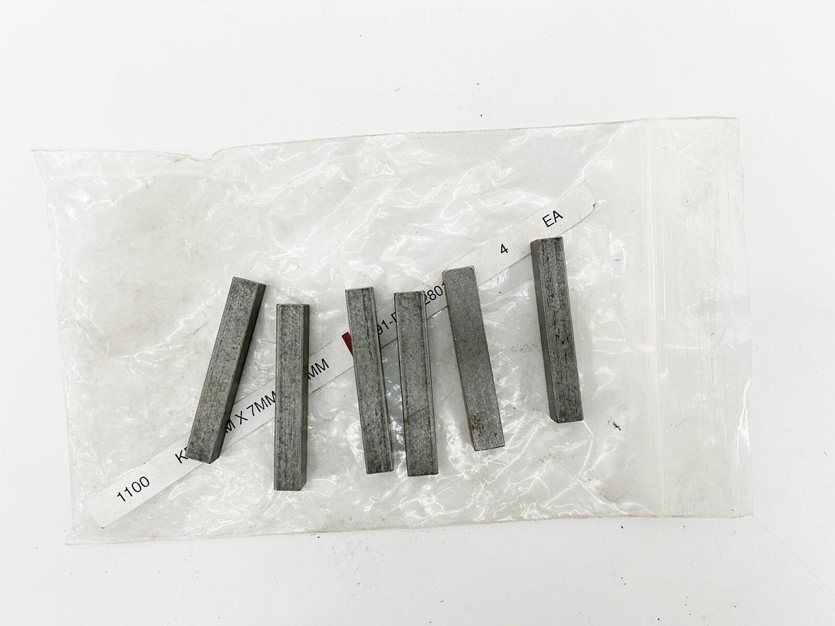 New Lot of 6 91-D-1 8mm X 7mm X 47mm Woodruff Key