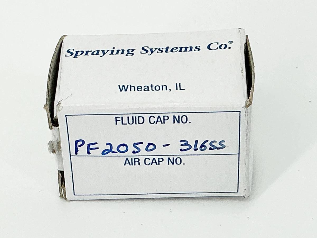 New Lot of 2 Spraying System Co. PF2050-316SS Spray Nozzle