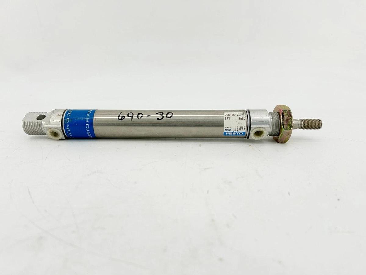 New Festo DSN-25-130-PPV Pneumatic Cylinder 10 Bar 150PSI 9665