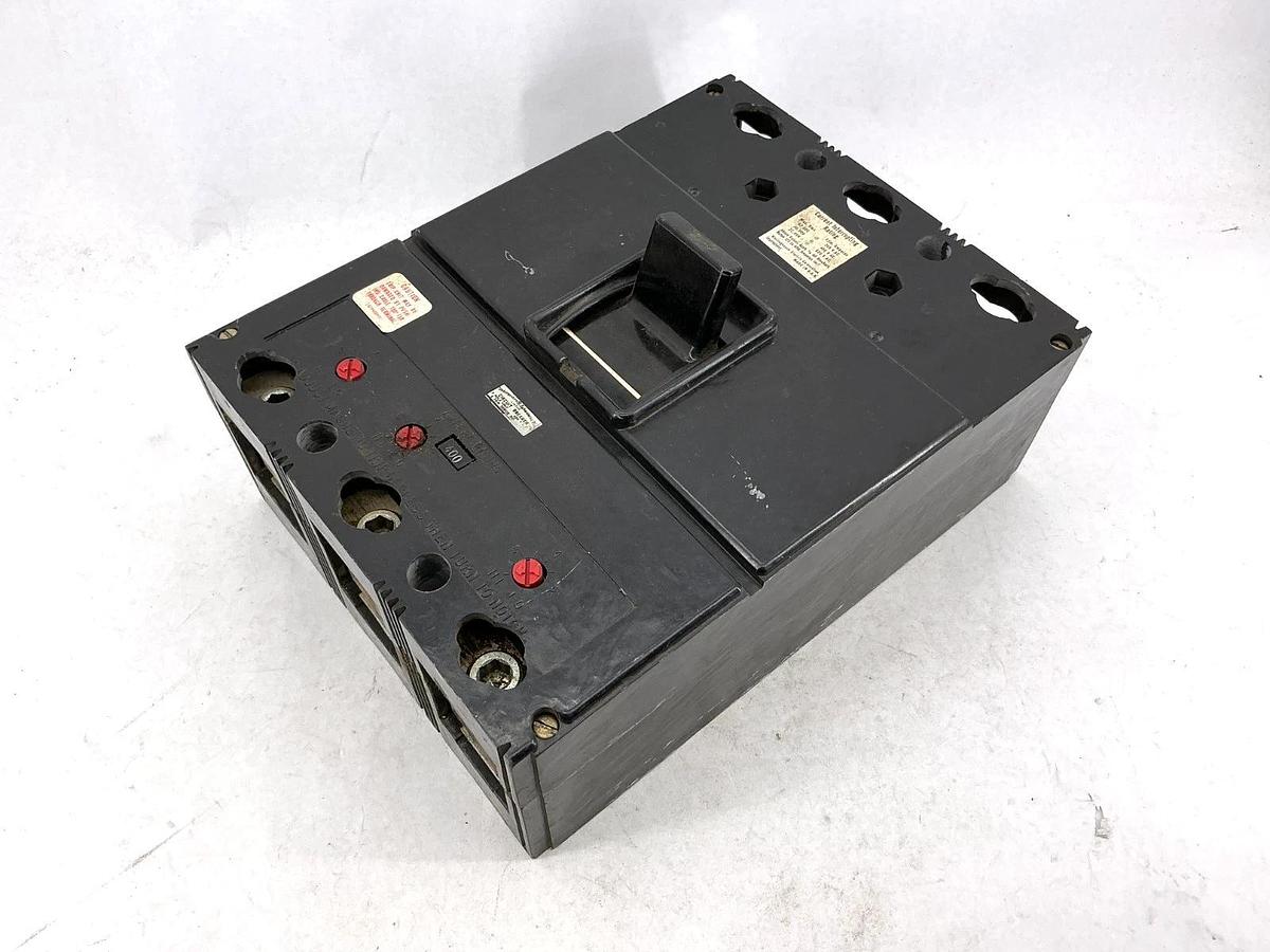 Used Westinghouse 186P835H01 Circuit Breaker 3-Pole 400A 600V