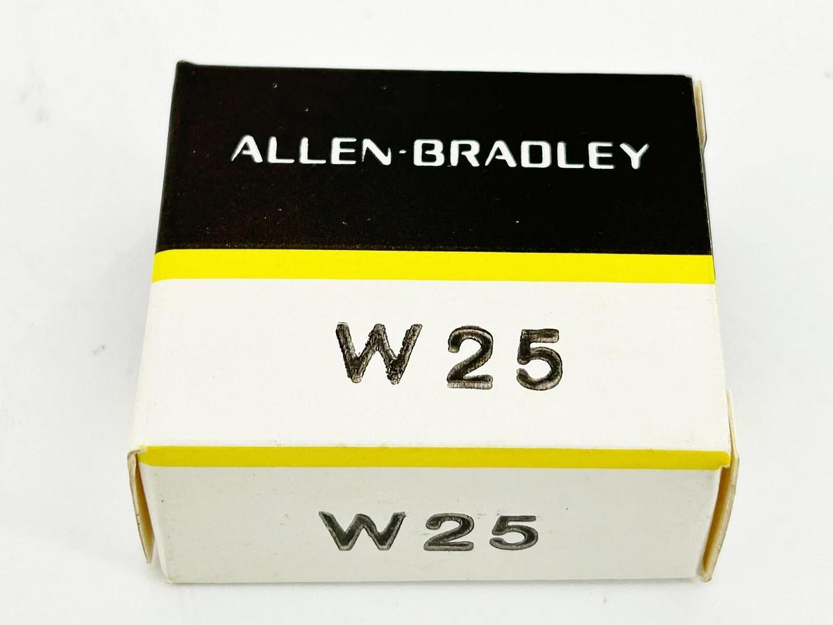 New Lot of 3 Allen Bradley W25 Heater Element Overload Relay