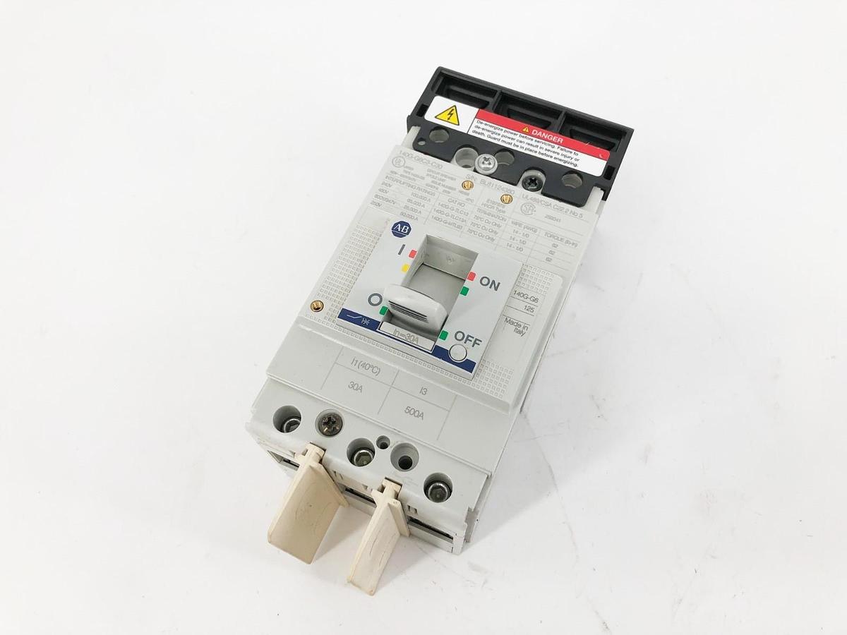 New Allen Bradley 140G-G6C3-C30 Circuit Breaker 30A 3P 480V-600Y/347V - No Box