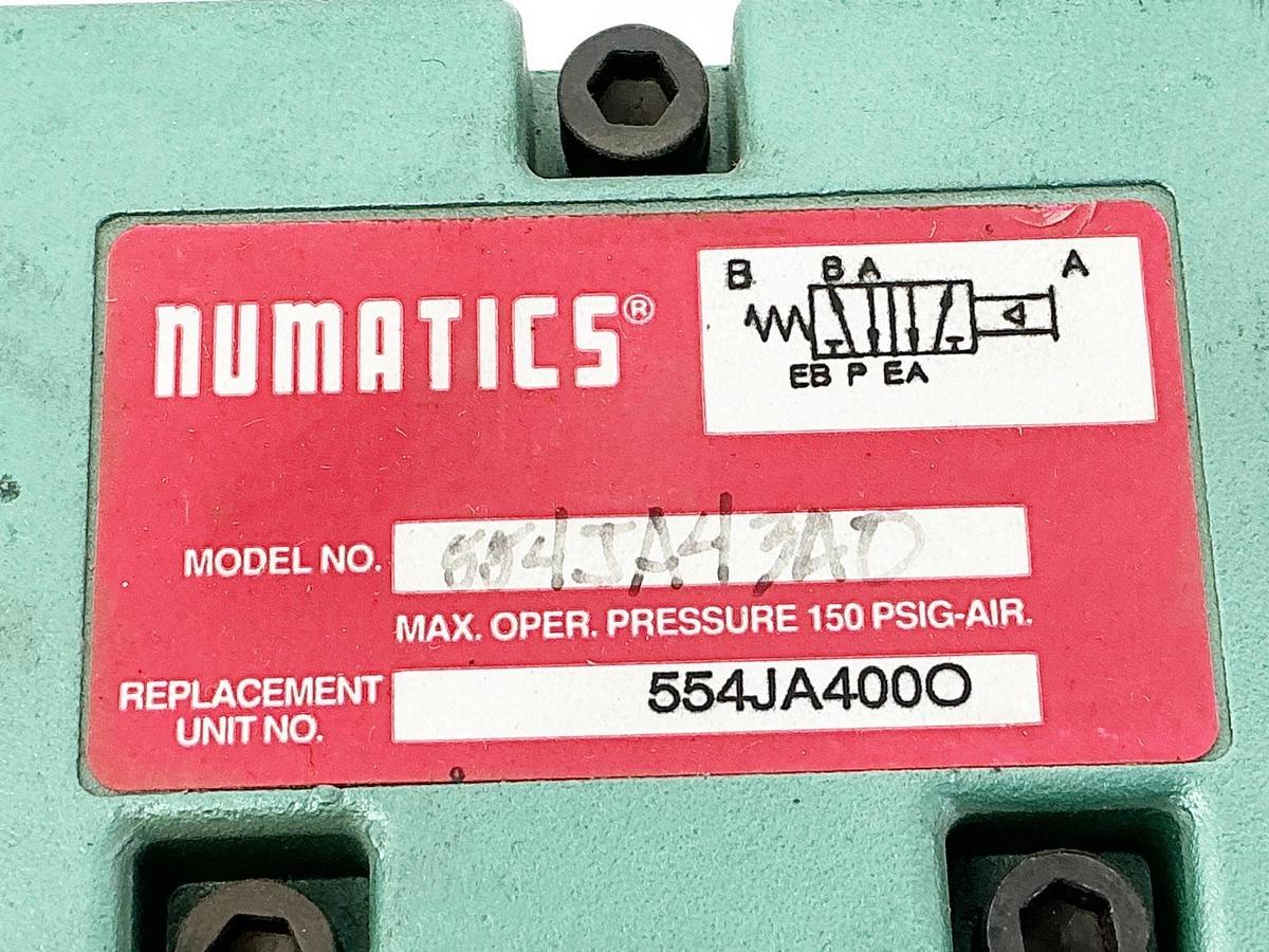 New Numatics 554JA43AO Solenoid Valve 150PSIG - No Box