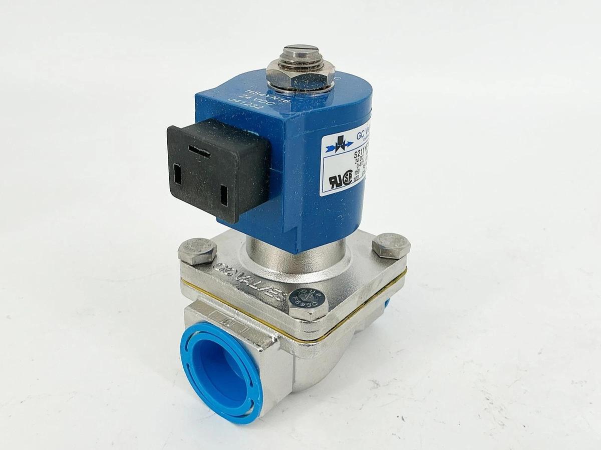 New GC Valves S211YF16L7EG5 24VDC 3/4"NPT 150PSI 10W