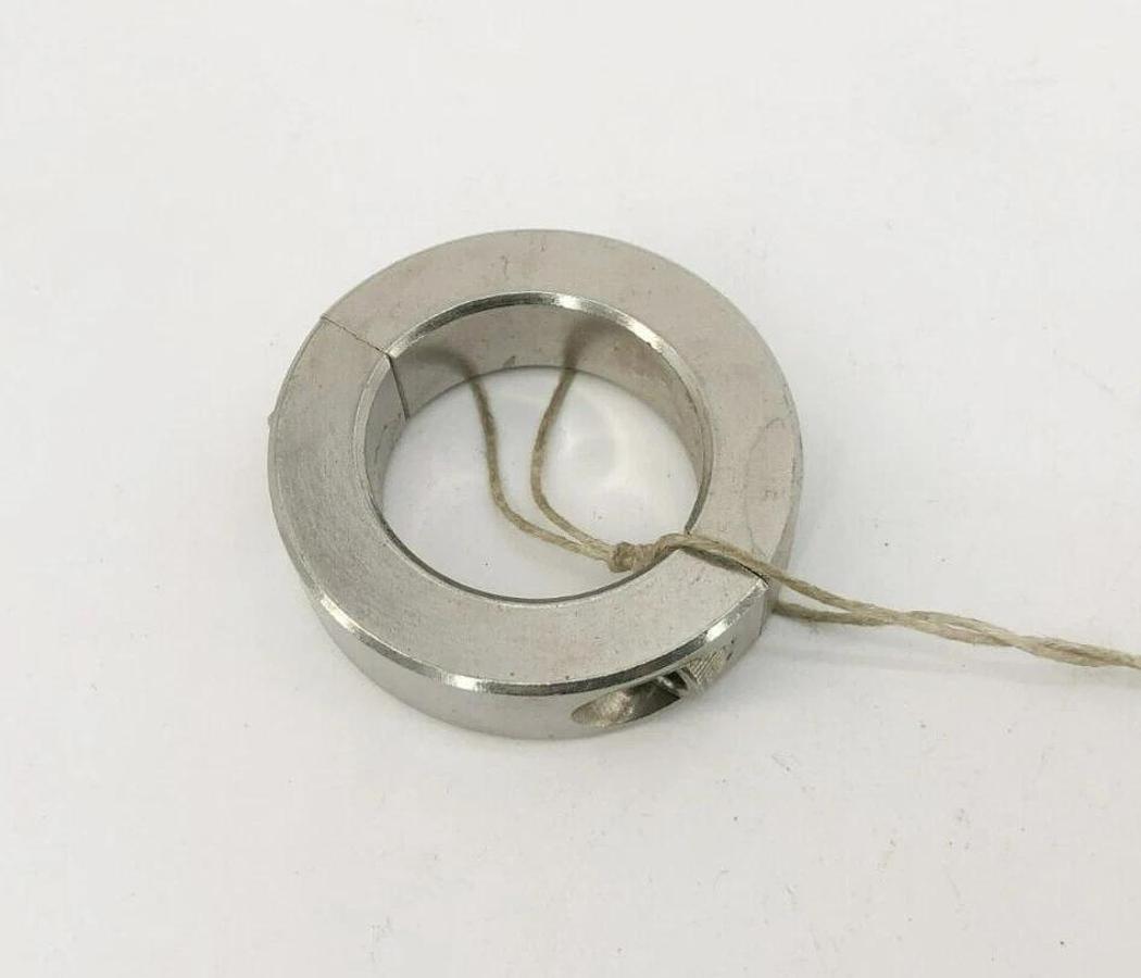 New Climax 2C-137-S Two-Piece Split Clamp Collar Stainless Steel 1-3/8" ID