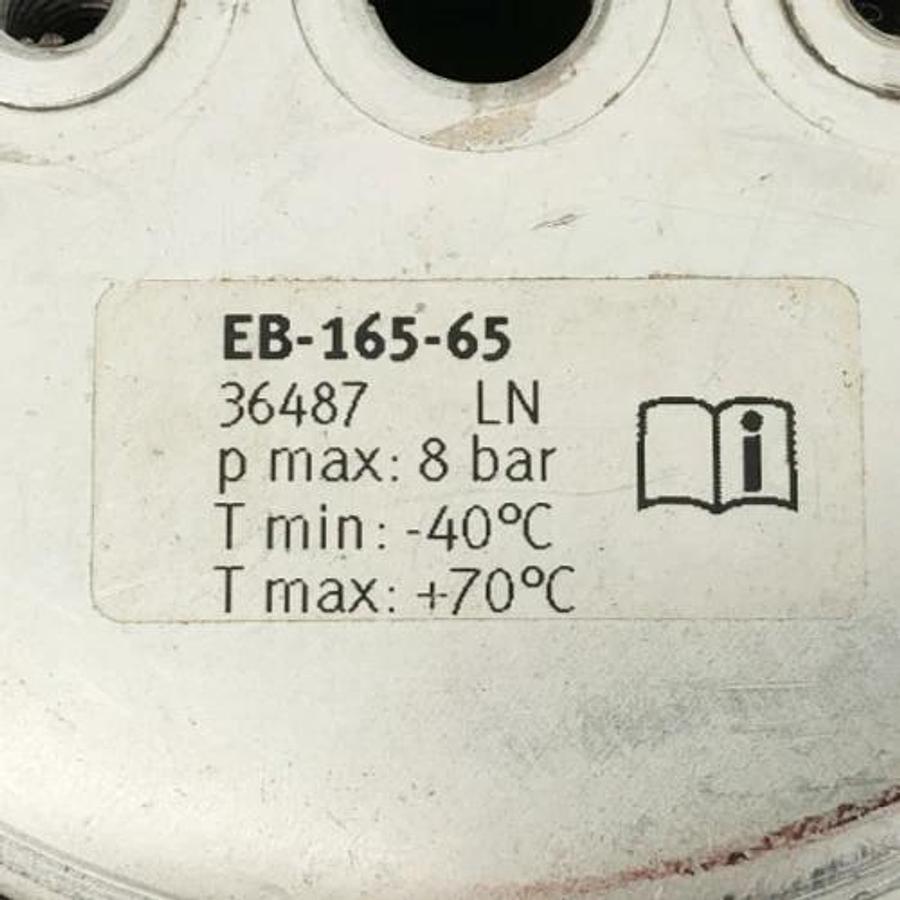 New Festo EB-165-65 Bladder Cylinder 65mm Stroke 1/4" 8 bar 36487 - No Box