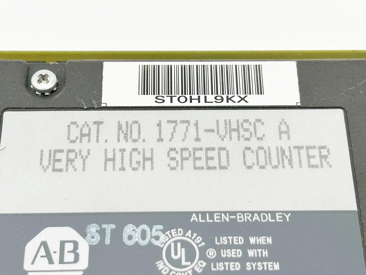 Used Allen Bradley 1771-VHSC PLC-5 Very High Speed Counter Module Ser. B