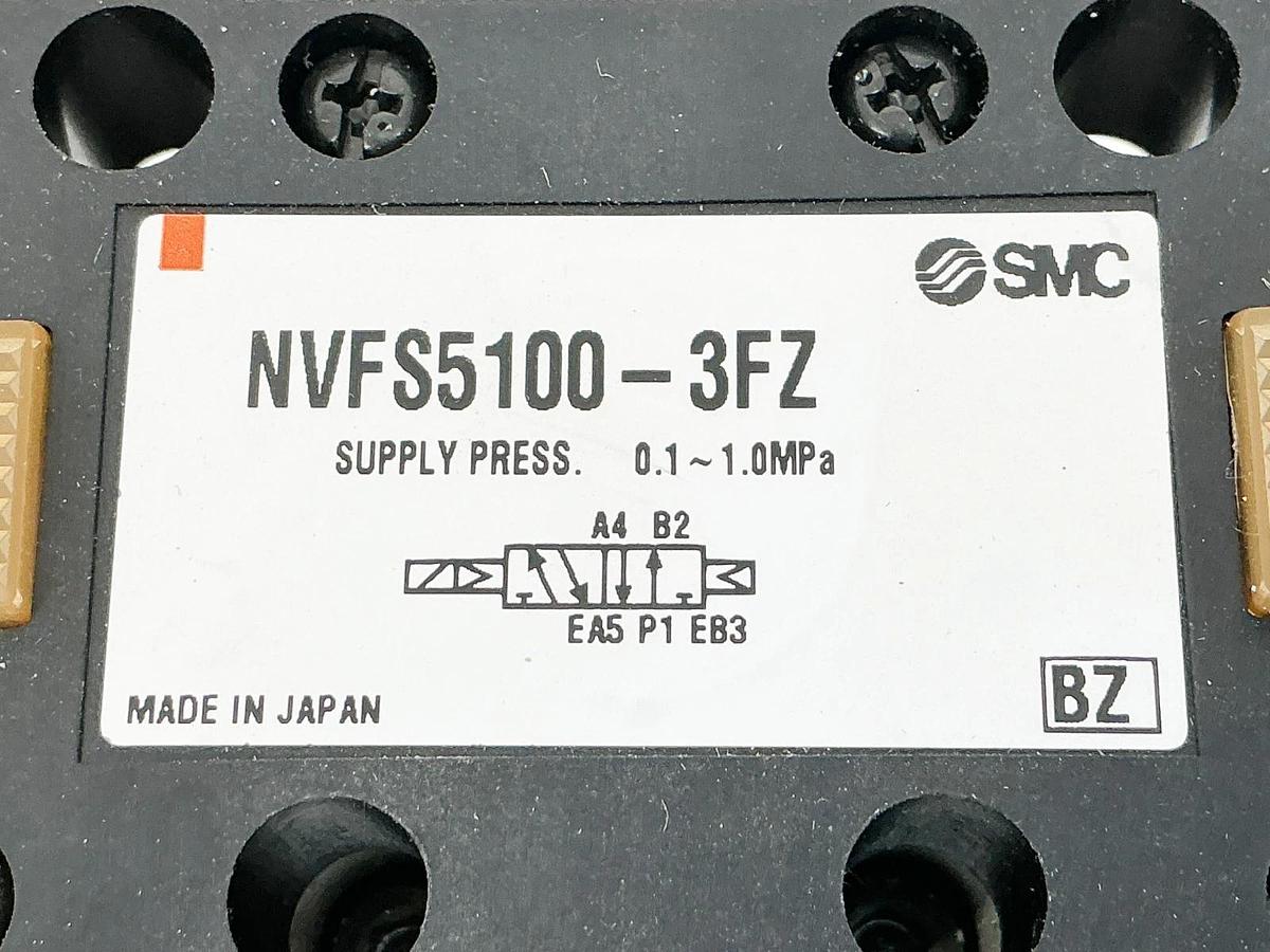New SMC NVFS5100-3FZ Solenoid Valve 0.1-1.0MPa 132/138V 50/60Hz - No Box