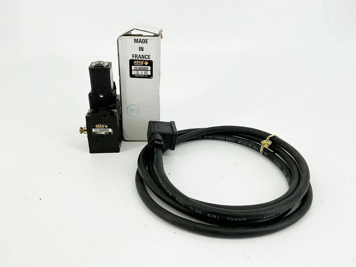 New Asco 26300008 Solenoid Valve 115/120V 50/60Hz - No Box