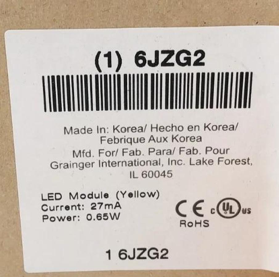 New Menics 6JZG2 Tower Light LED Module 24VDC 60mm Amber
