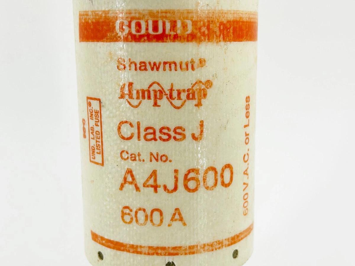 New Gould Shawmut A4J600 Fast Acting Dual Element Fuse 600A 600V Class J