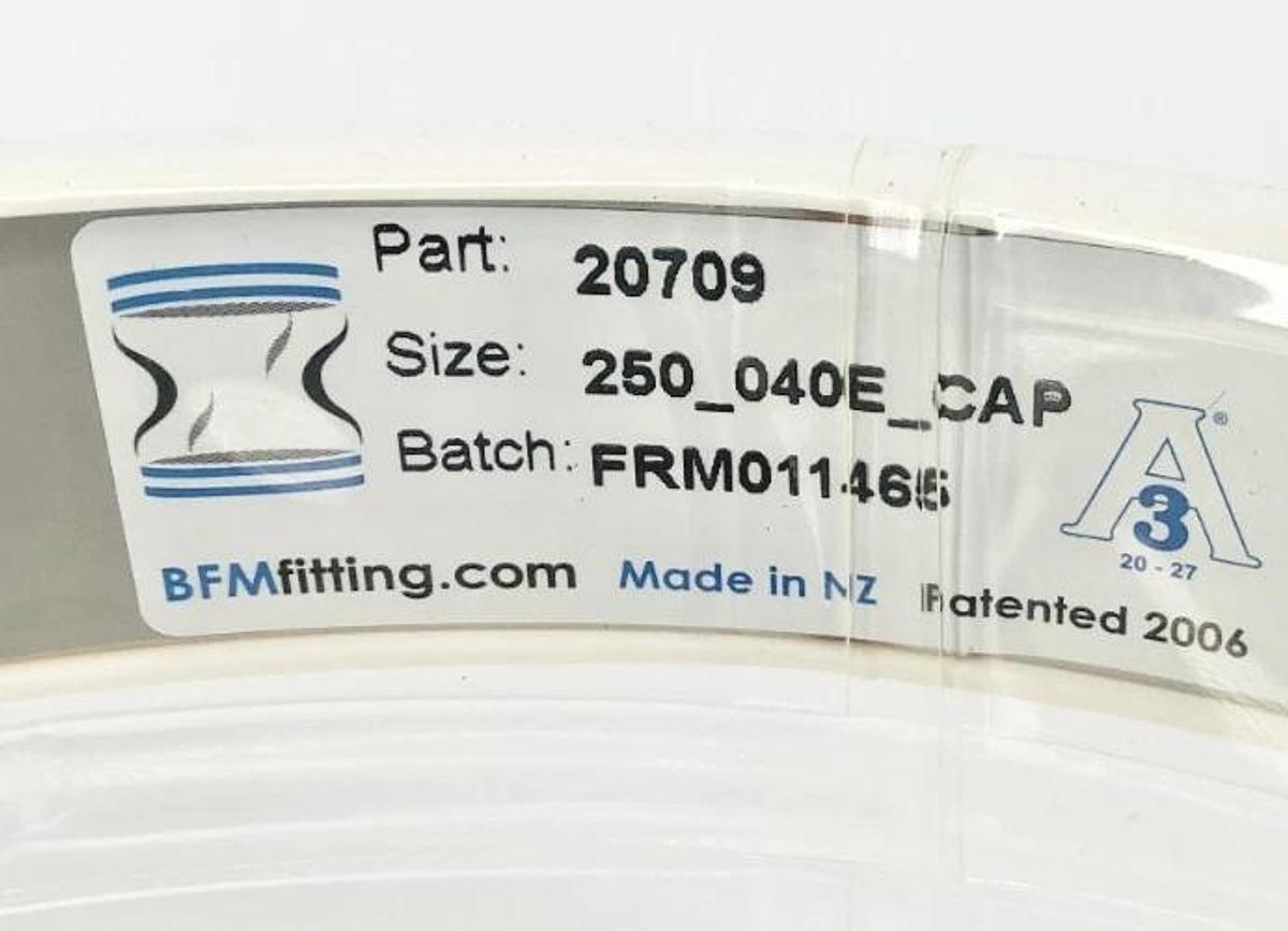 New BFM Fitting 20709 Blanking Cap 250_040E-CAP Seeflex 040E - No Box