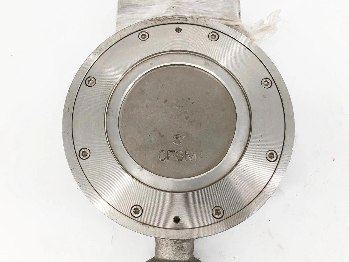 New Sure Seal 6" Stainless Steel Butterfly Valve A351 CF8M RPTFE 17-4PH - No Box