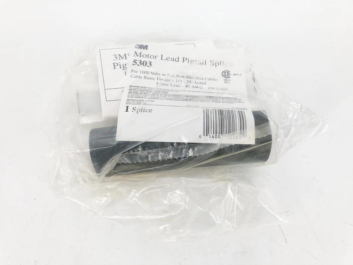 New 3M 5303 Motor Lead Pigtail Splice Kit 1000V or Less (3 Splices)