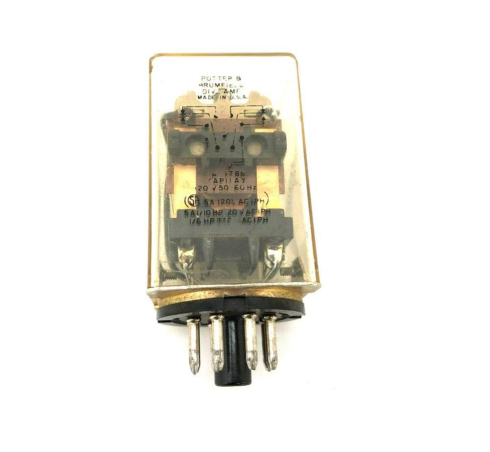 New Potter & Brumfield KA-4786 Relay 120V KAP11AY (Cosmetic Damage)