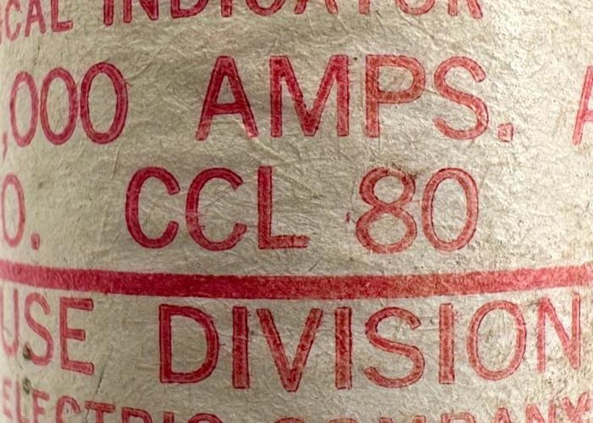 Used Econolim CCL-80 Current-Limit Fuse with Mechanical Indicator 80A 660V