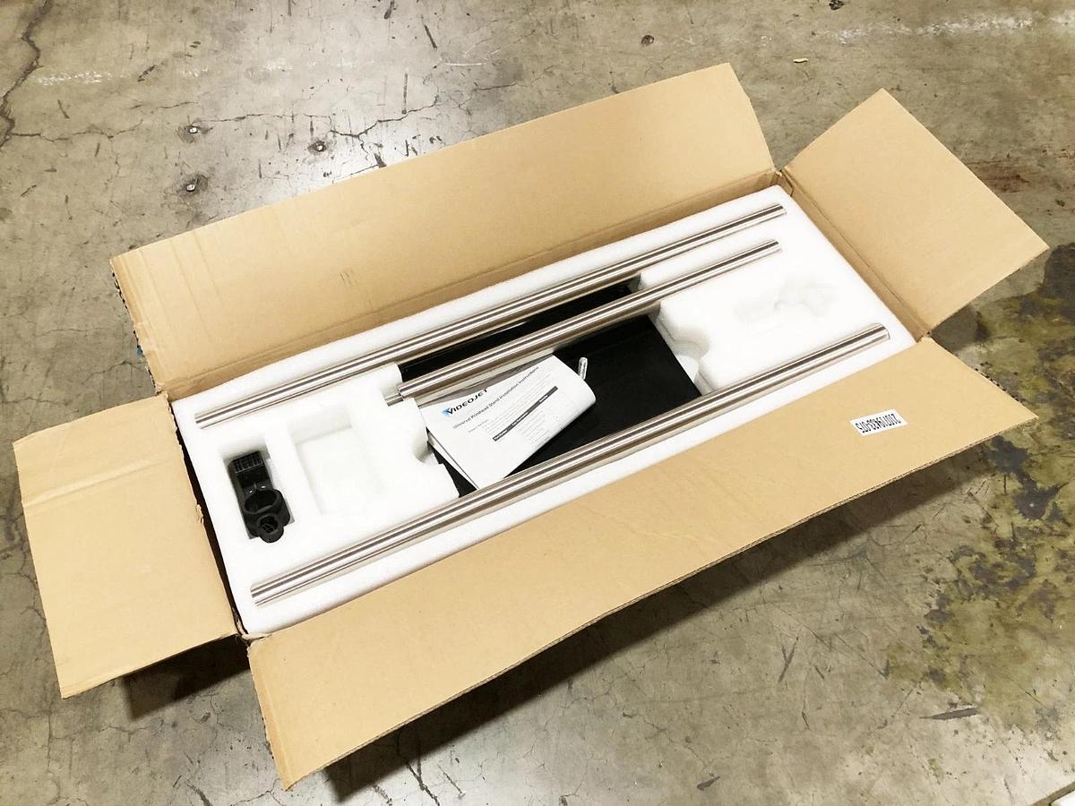 New Videojet 393433 CIJ Print Head Stand Assembly - Missing 2 Clamps