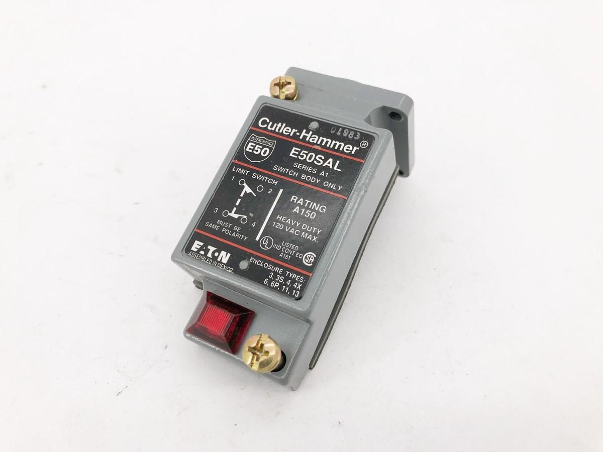 New Cutler-Hammer E50SAL Indicating Limit Switch Body 120VAC 150A - No Box