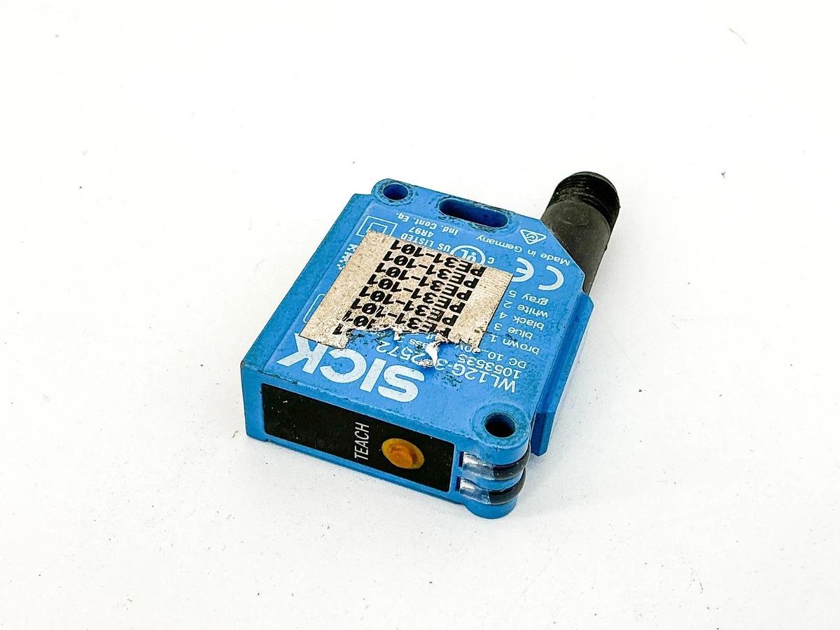 Used Sick WL12G-3P2572 Photoelectric Sensor 10-30VDC Class 2 1053535